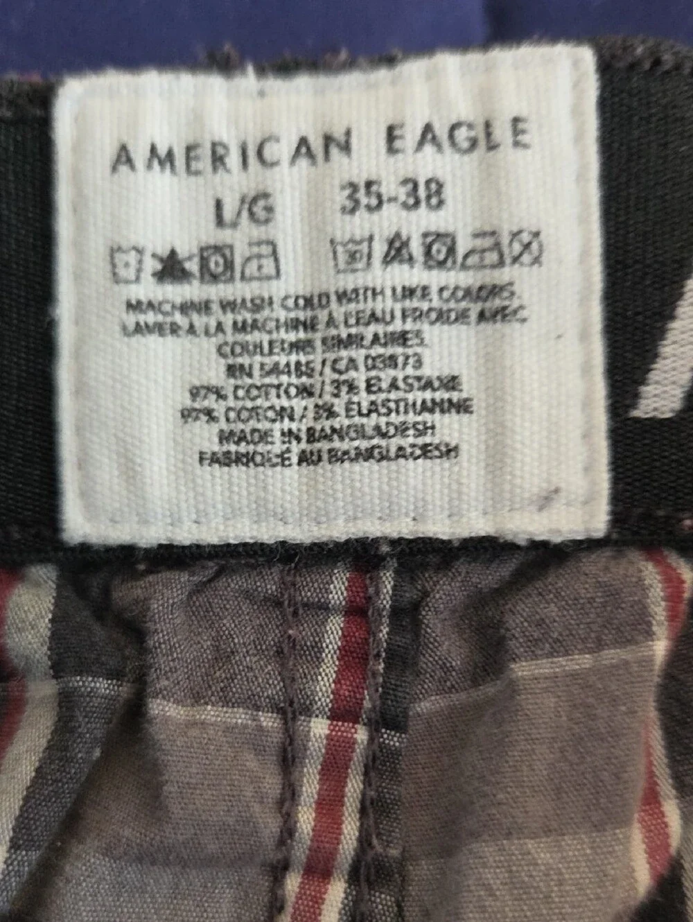 American Eagle Outfitters Plaid Boxers - Black, Gray & Red